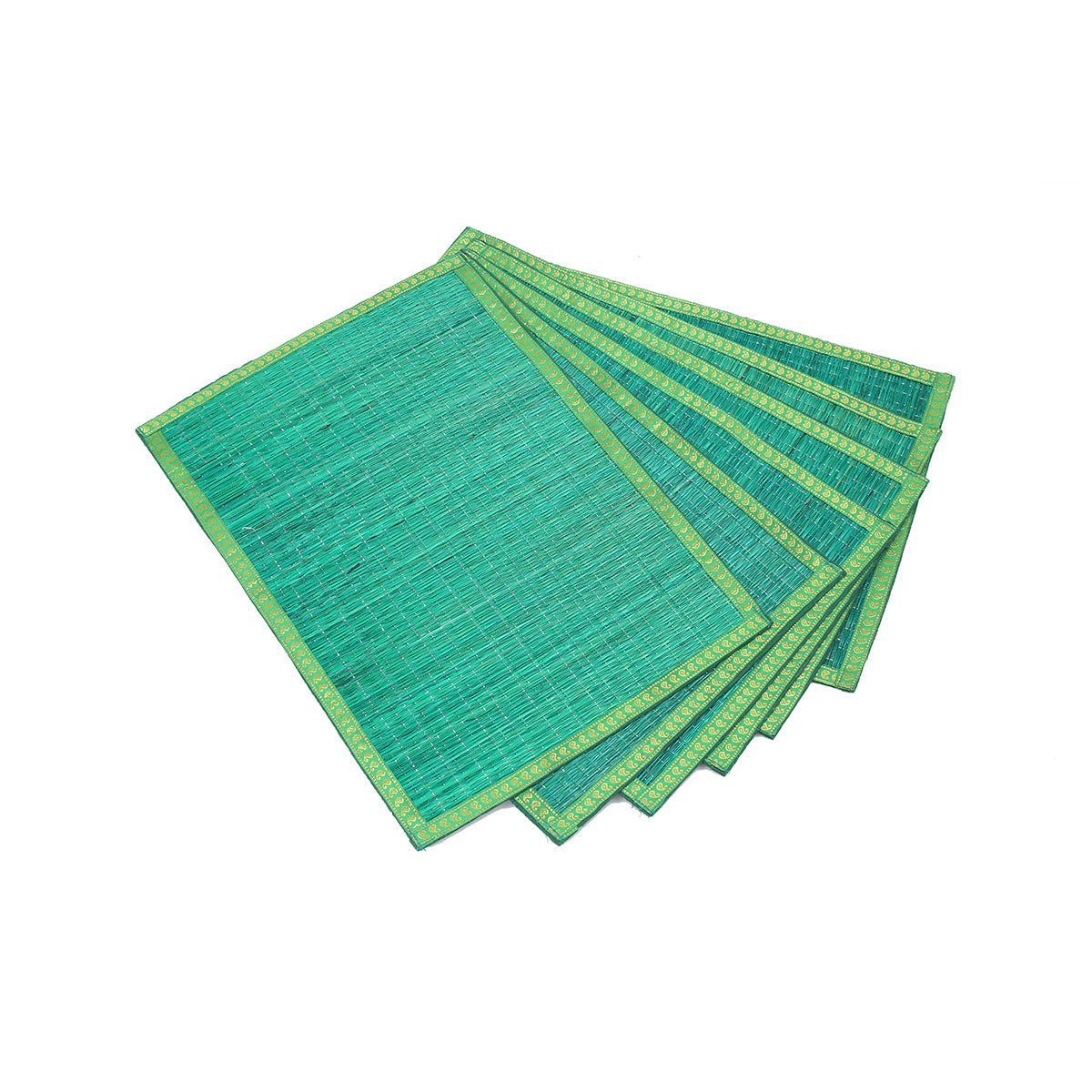 Rivergrass Table Mats - Set of 6 - Green