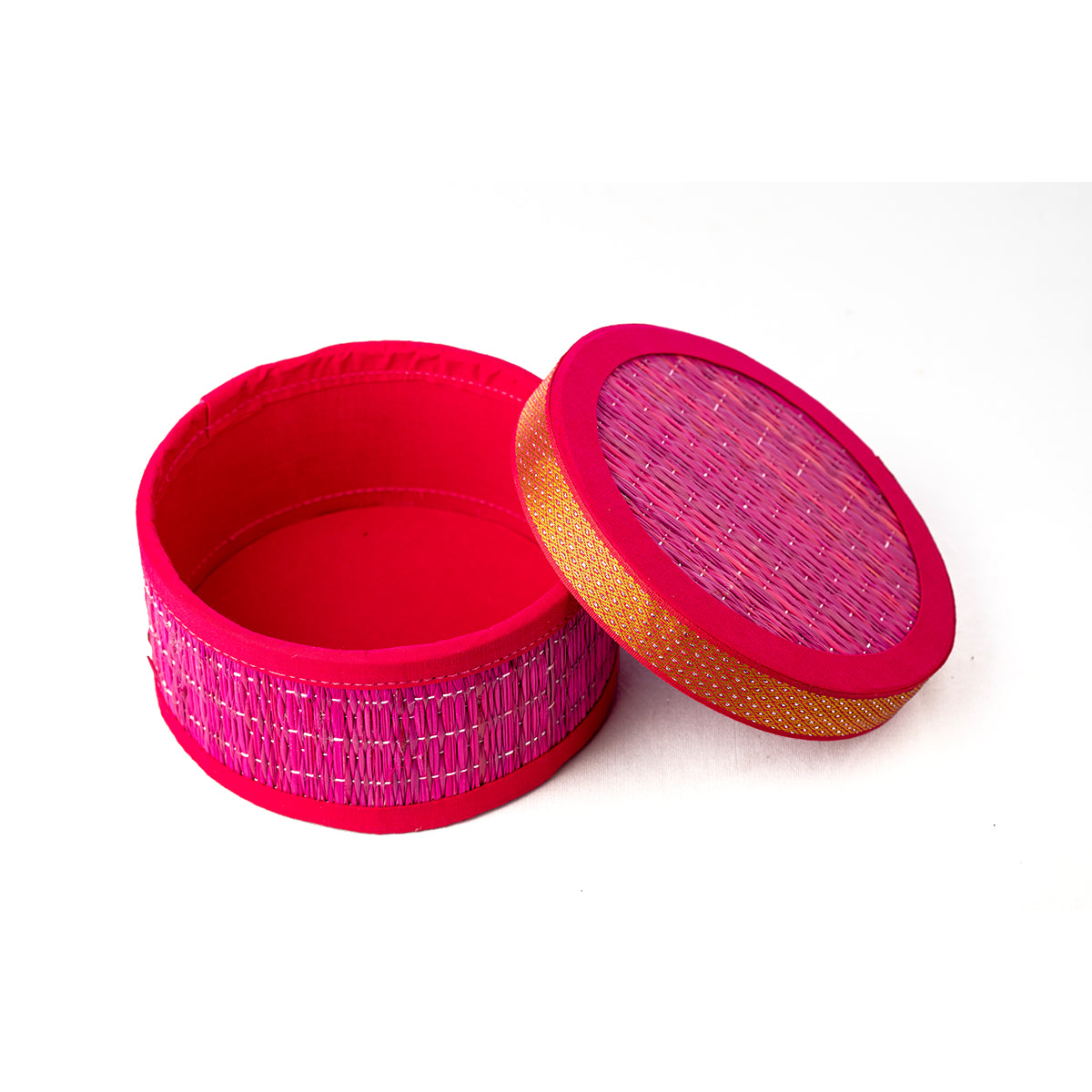 Rivergrass Round Box Pink