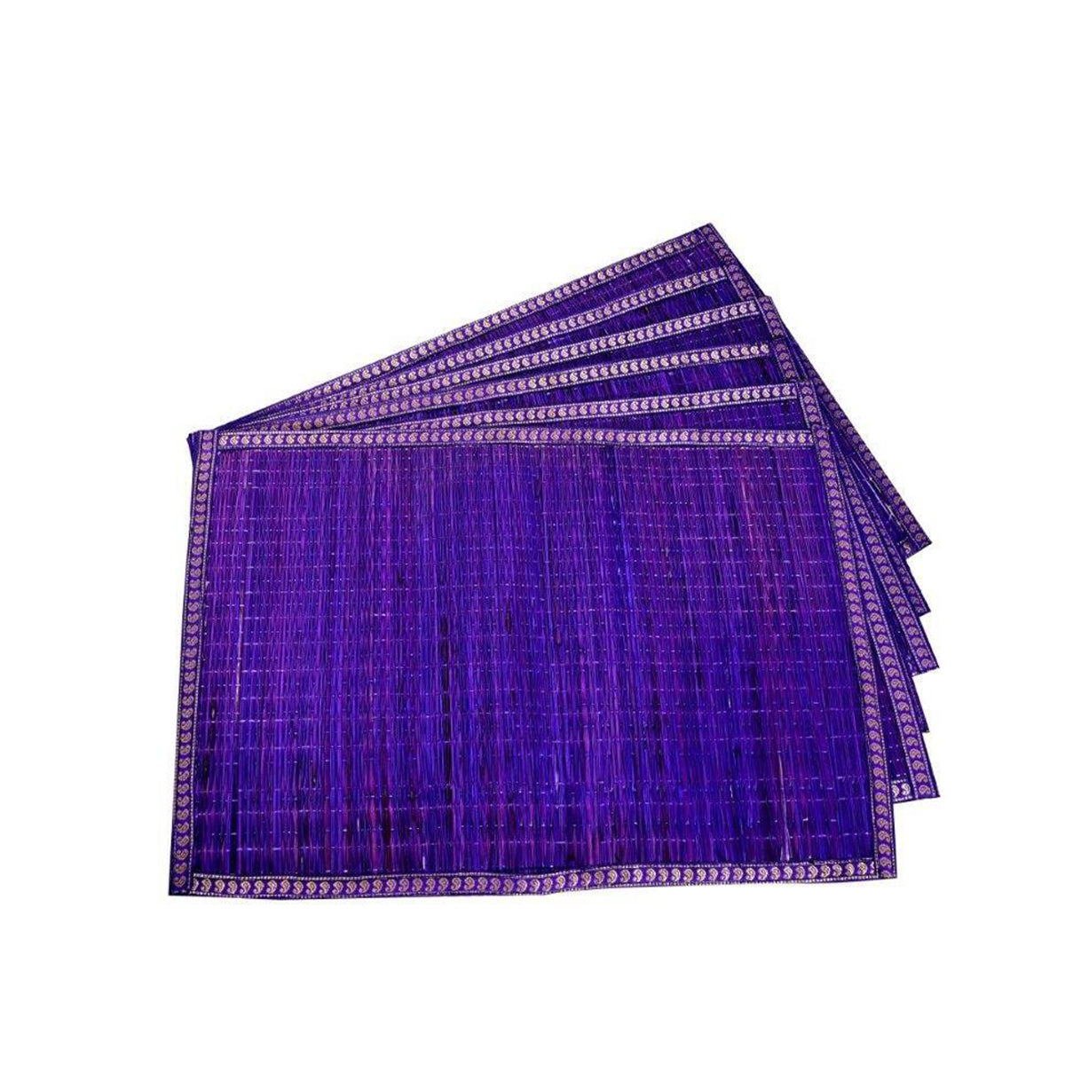 Rivergrass Table Mats - Set of 6 - Purple