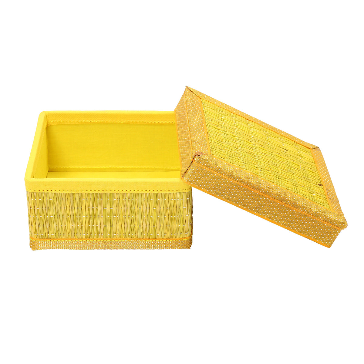 Rivergrass Square Box - Yellow