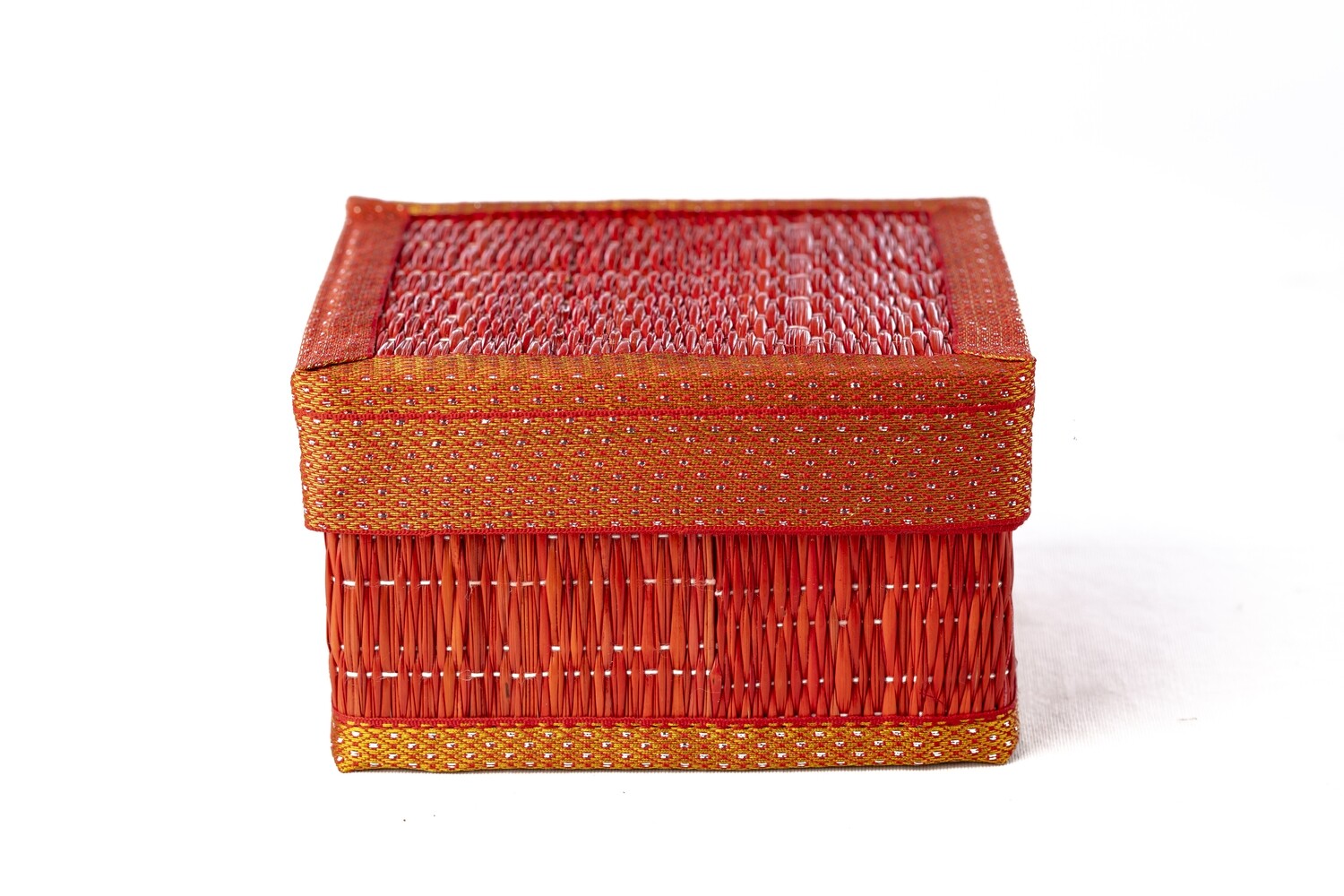 Rivergrass Square Box - Red