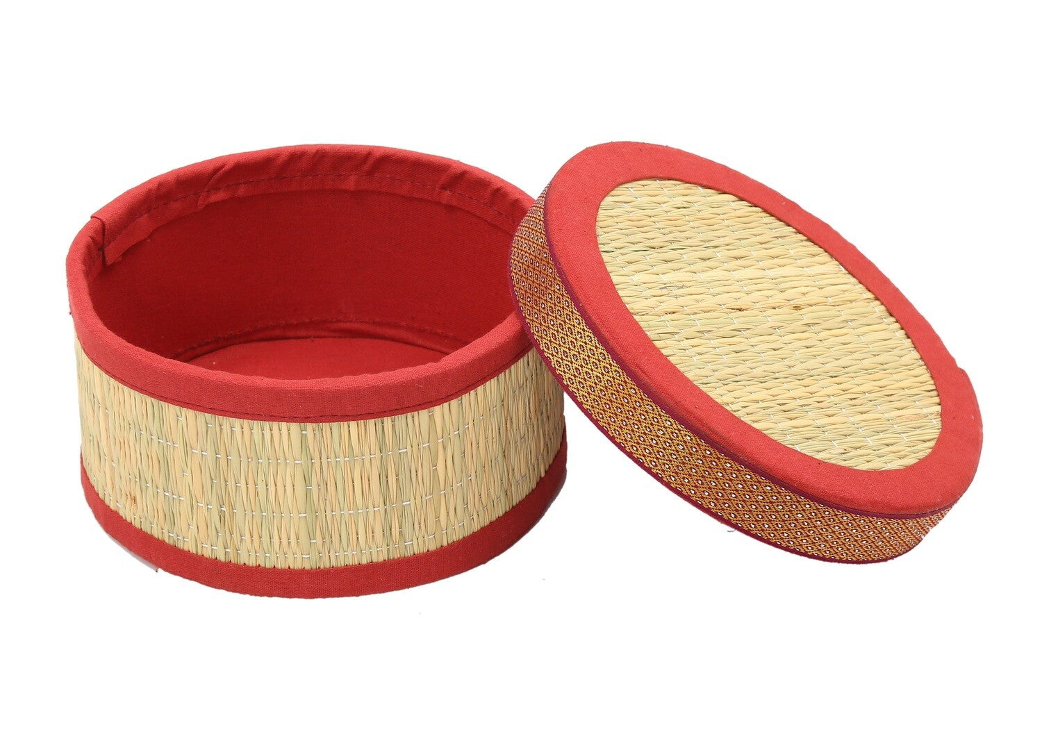 Rivergrass Round Box - Natural Colour