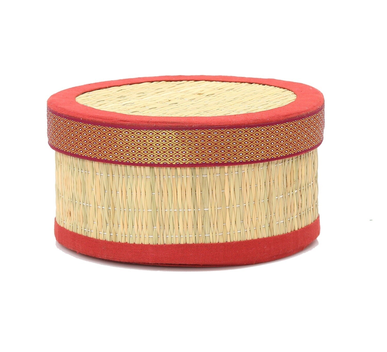 Rivergrass Round Box - Natural Colour