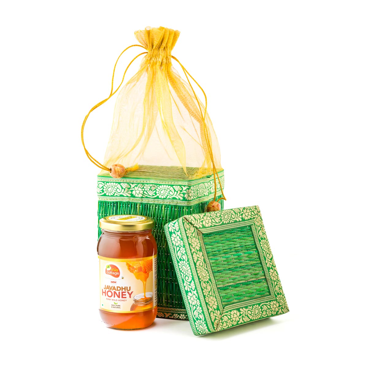 Honey with Rivergrass gift hamper - Green