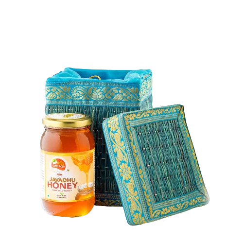 Honey with Rivergrass gift hamper - Dark Green